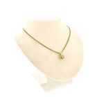 Image 5 of Gold minimalist pendant with diamond | 0.04 ct.