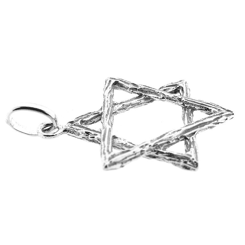 Image 5 of Silver pendant of a Star of David