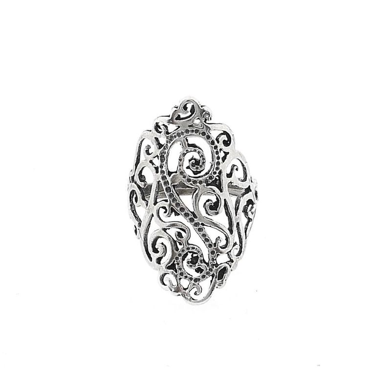 Image 3 of Silver Filigree Ring