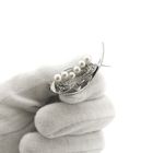 Image 6 of White gold brooch set with pearl and diamonds