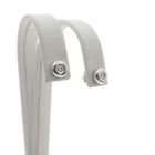 Image 1 of White gold solitaire stud earrings with diamond | 0.06 ct.