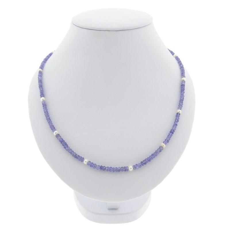 Image 9 of 9 carat amethyst bead necklace with pearl