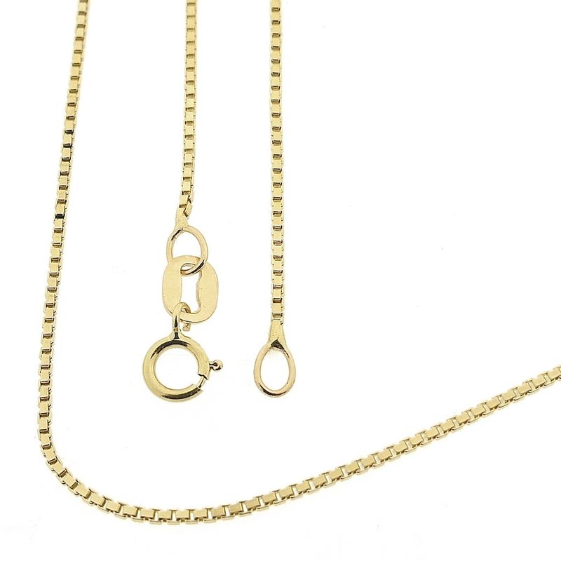 Image 1 of Golden Venetian link chain | 50 cm