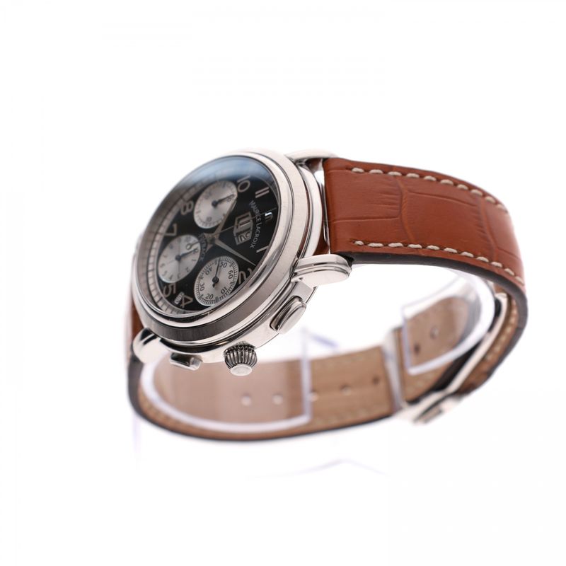 Afbeelding 6 van Maurice Lacroix Masterpiece 'Flyback Annuaire' MP6098; Automatisch Heren Horloge