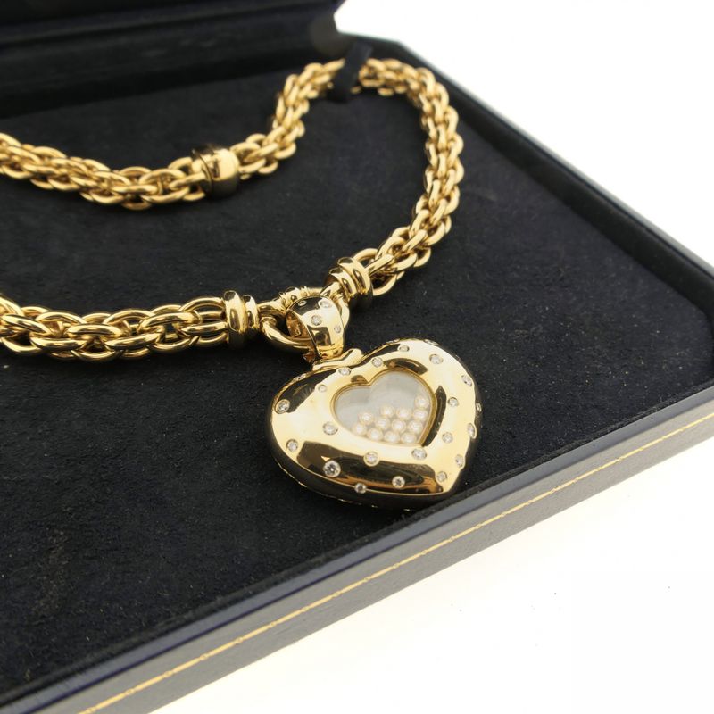 Image 13 of 18-karat gold necklace with a detachable pendant | 1.62 ct. diamond | Chopard