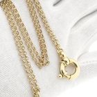 Image 8 of Gold jasseron link necklace | 40 cm