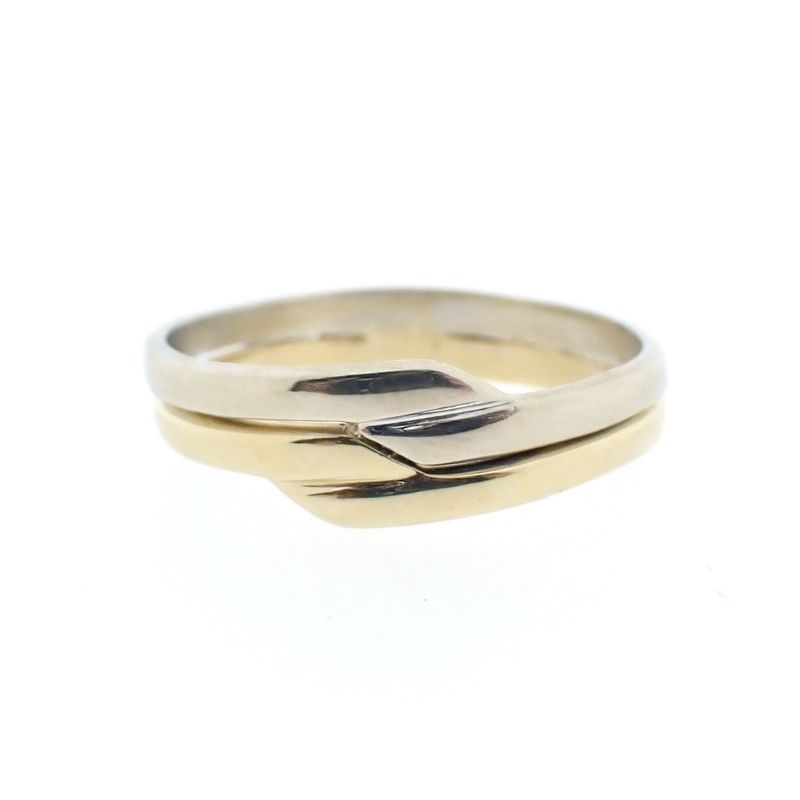 Image 8 of Two-tone gold fantasy ring