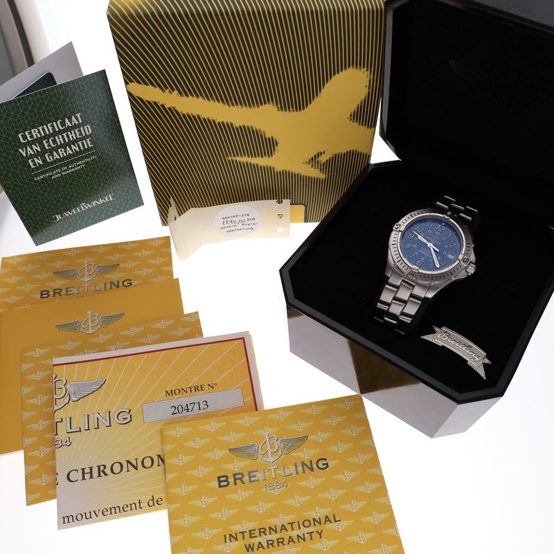 Image 23 of Breitling Colt 38mm A64350; Quartz men's watch