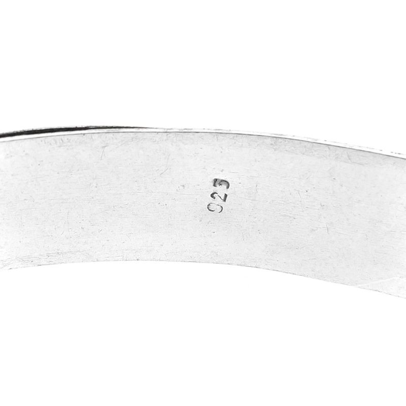 Image 5 of Silver cable-knit bracelet | Ø 67 mm