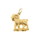 Image 6 of Gold zodiac sign pendant | Capricorn