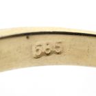 Image 7 of Gold ring with diamonds; 0.01 ct.