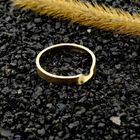 Image 2 of 14 Karat Gold Twist Band Ring; Size 16.75