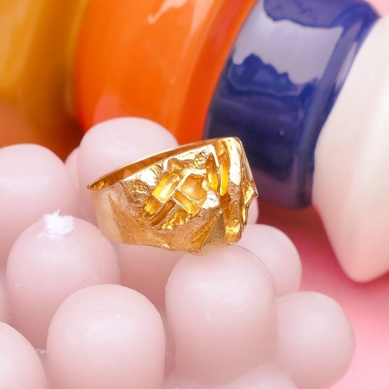 Image 2 of Gold Lapponia ring; 'Sormus Samurai'