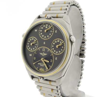 Image 2 of Breitling World 80840; Vintage men's pilot watch