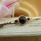 Image 3 of Vintage gold brooch with garnet