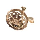 Image 4 of Vintage gold pendant/brooch with garnet stone