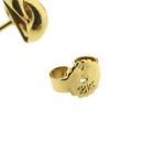 Image 7 of Gold button stud earrings