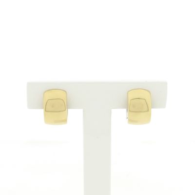 Quinn bicolor gold hoop earrings; Ø 14.0 mm Image 2 of Quinn bicolor gold hoop earrings; Ø 14.0 mm