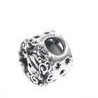 Image 4 of Pandora x Disney charm; Silver; Open Cinderella Midnight Pumpkin