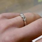 Image 9 of White gold ring with diamond | 0.60 ct.