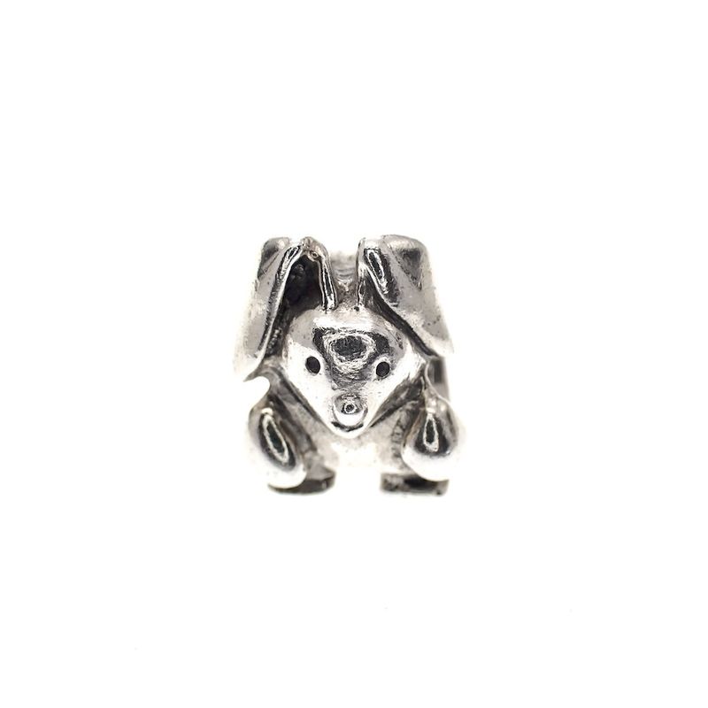 Image 3 of Pandora charm; Silver; Rabbit