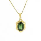 Image 5 of Gold pendant with peridot stone