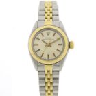 Image 1 of Rolex Oyster Perpetual 6719; Vintage 18k. goud/stalen dames horloge