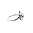 Image 5 of Antique White Gold Diamond Ring; 0.27 ct.