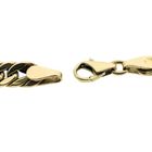 Image 7 of Gold flat gourmet link bracelet