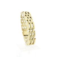 Gold Bismarck link bracelet