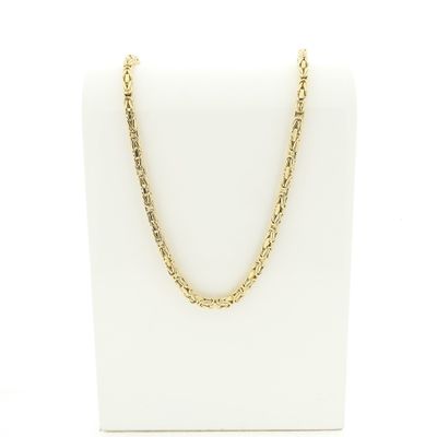 Image 1 of Gold king's link chain | 45.5 cm