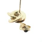 Image 6 of Gold stud earrings as a button
