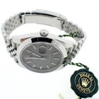 Image 10 of Rolex Datejust 41; Men's watch with rhodium dial