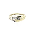 Image 3 of Gold Ring with Diamond; 0.005 ct.