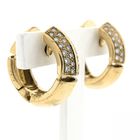 Image 4 of Antonini gold earrings with diamonds; 0.78 ct.