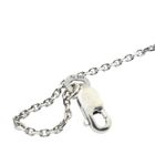 Image 4 of White gold anchor link necklace