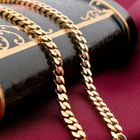 Image 2 of 8 carat flat gourmet link chain