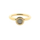 Image 2 of Bron Jewelry gold 'Sushi' ring with diamond; 0.045 ct.