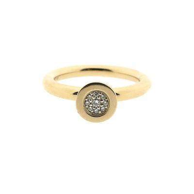 Bron Jewelry gold 'Sushi' ring with diamond; 0.045 ct. Image 2 of Bron Jewelry gold 'Sushi' ring with diamond; 0.045 ct.