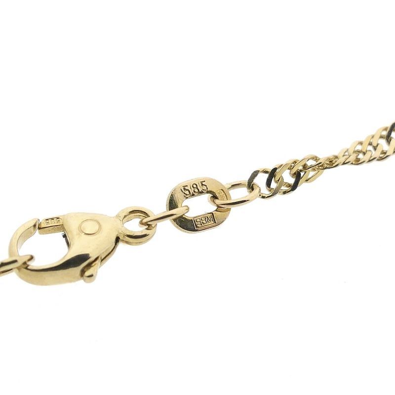 Image 5 of Gold Singapore link chain | 51 cm