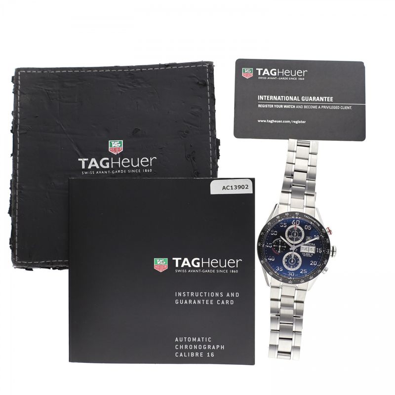 Image 14 of TAG Heuer Carrera Chronograph CV2A10; Automatic Men's Watch