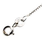 Image 8 of White Gold Venetian Box Chain Necklace