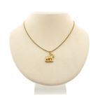 Image 3 of Gold zodiac sign pendant | Capricorn