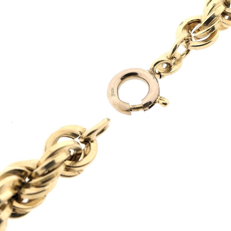 Image 4 of Gold twisted link bracelet