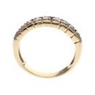 Image 5 of Gold ring with diamonds; 0.54 ct.