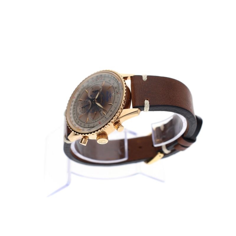 Image 6 of Breitling Navitimer Montbrillant 'Blue Angels' Limited Edition H30030.1; 18k Gold Watch