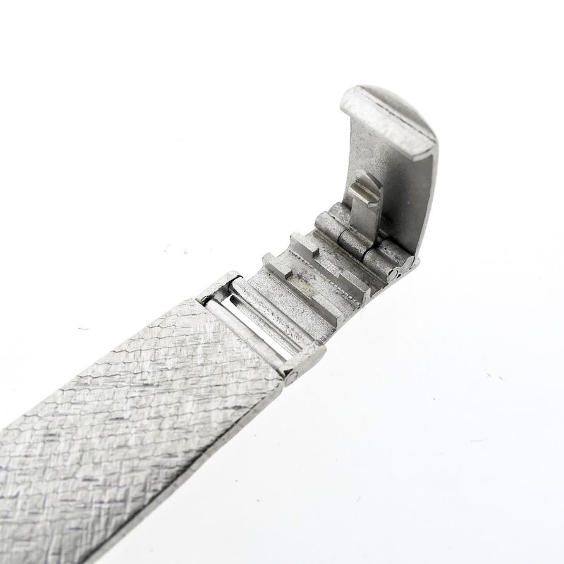 Image 16 of Patek Philippe Ellipse 3370/1; Vintage 18k. witgouden dames horloge