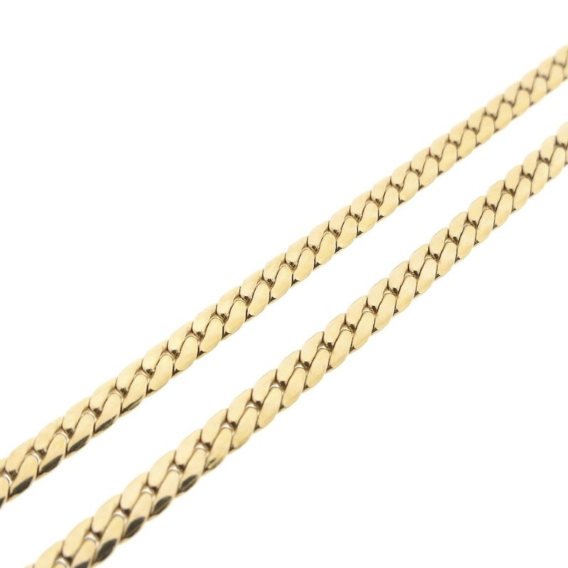 Image 6 of Gold flat gourmet link chain