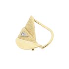 Image 9 of Vintage gold brooch with diamonds; 0.04 ct.