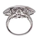 Image 4 of 18 carat white gold ring Kiss; ruby ​​& diamond | 1.02 ct.